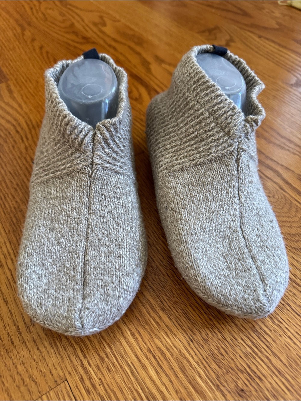 Bombas Knit Slip-On Slippers in Taupe